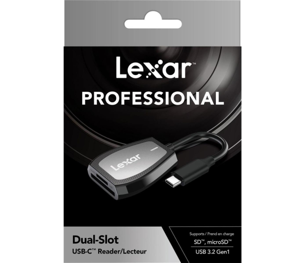 LEXAR Professional USB-C™ Dual-Slot Reader LRW470U-RNHNG - 1063586 - zdjęcie 4